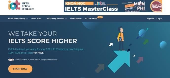 IELTS Online Test - kho tàng luyện thi với hàng trăm bài thi thử chuẩn Cambridge.