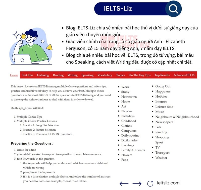 Blog IELTS: IELTS-Liz (ieltsliz.com)