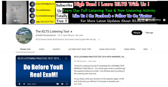 The IELTS Listening Test