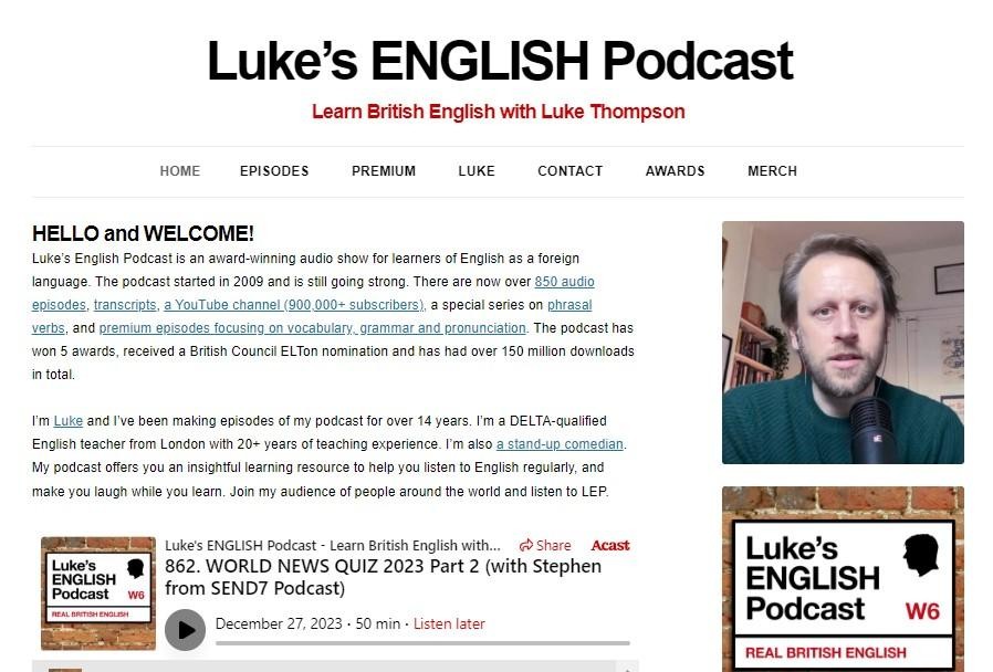 Luke’s English Podcast