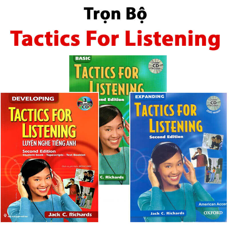 Tactics for listening - bộ sách luyện nghe IELTS căn bản